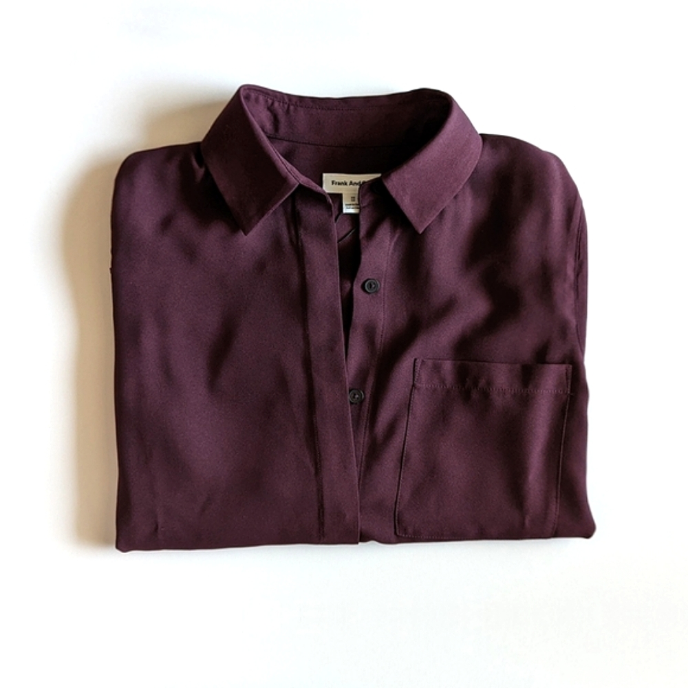 NWT Frank & Oak Blouse in Fudge